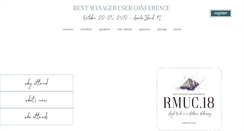 Desktop Screenshot of conference.rentmanager.com