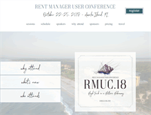 Tablet Screenshot of conference.rentmanager.com